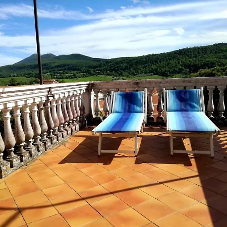 Mansarda Con Solarium Panoramico Su Centro Storico Di Vicino Alle Famose Terme Della Val D'orcia * Sarteano