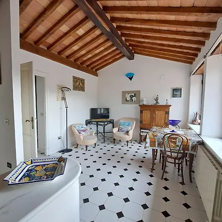 Mansarda Con Solarium Panoramico Su Centro Storico Di Vicino Alle Famose Terme Della Val D'orcia *