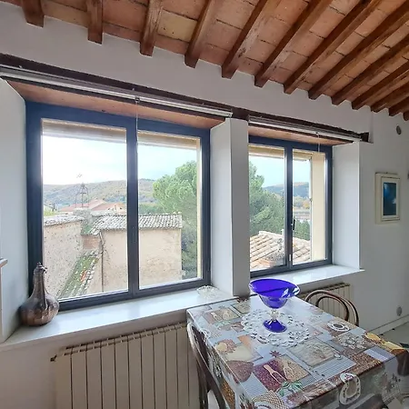 Mansarda Con Solarium Panoramico Su Centro Storico Di Vicino Alle Famose Terme Della Val D'orcia * 萨尔泰阿诺